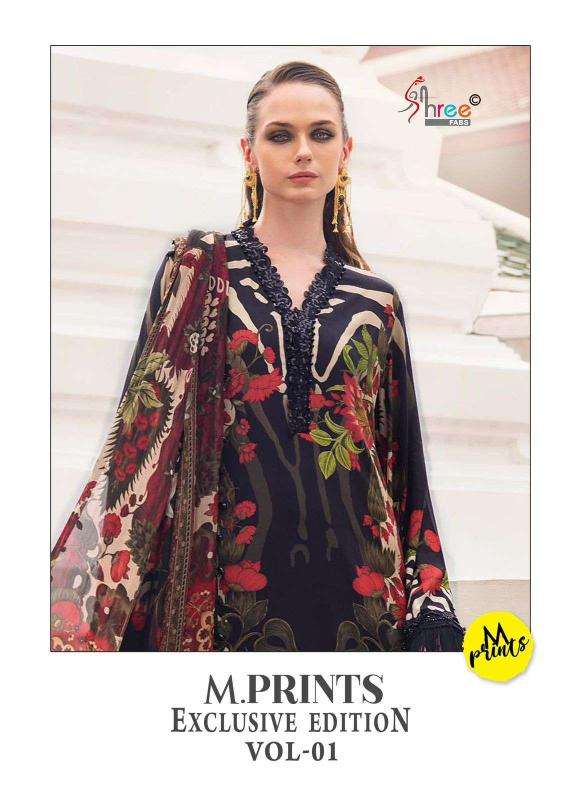 Shree fabs m print exculsive edition vol-1 salwar suits  market in Surat with price