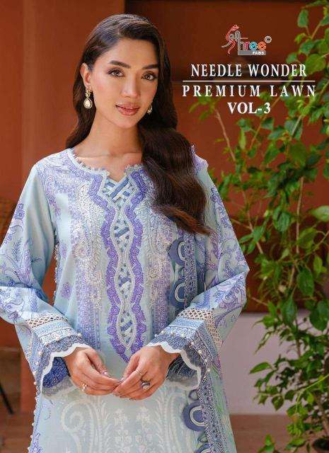 Shree fabs needle wonder vol- 3 salwar kameez wholesaler in Kolkata
