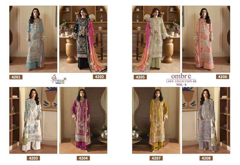 Shree fabs ombre vol 8 Salwar Kameez wholesale suppliers in Kolkata