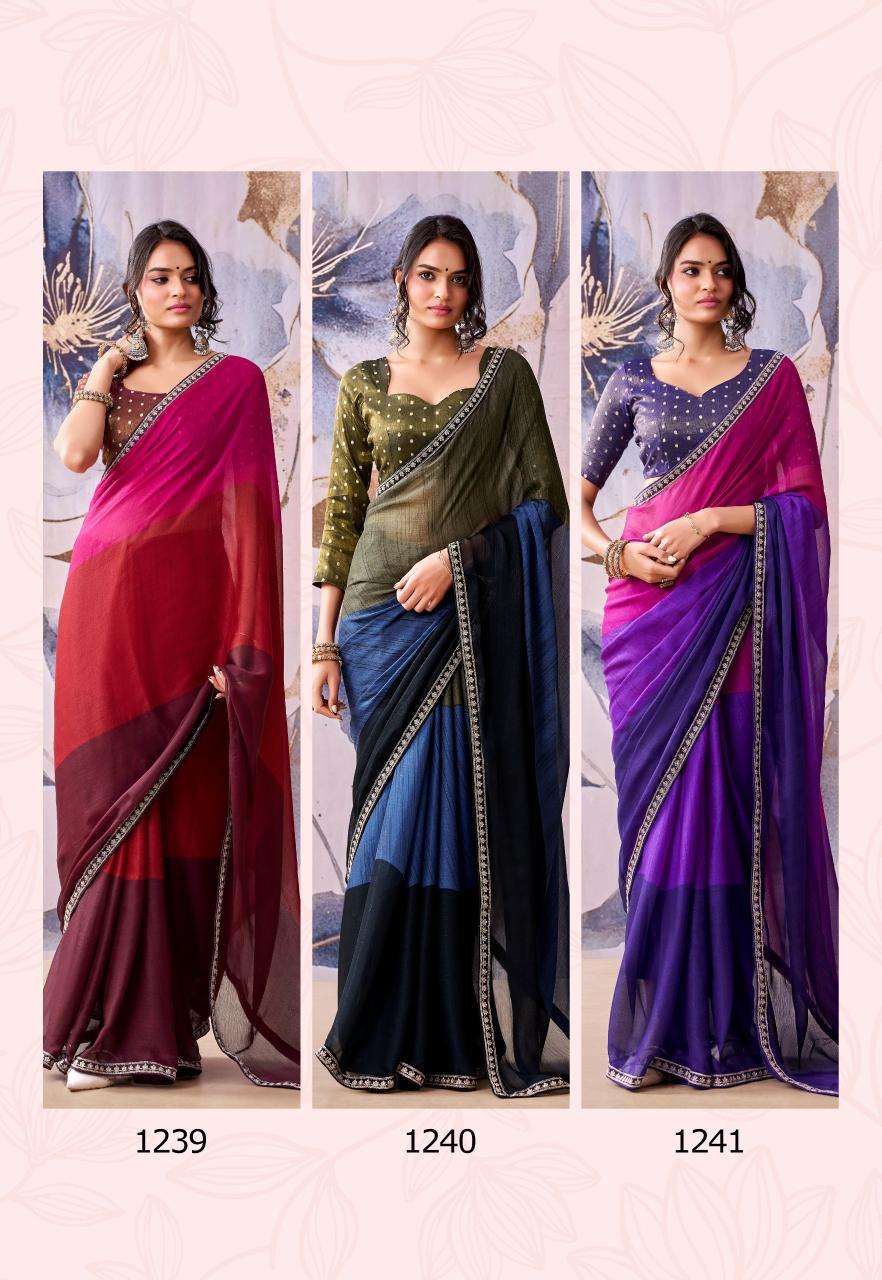 Stavan celebrities chiffon saree market in Kolkata