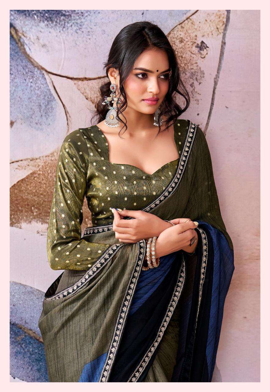 Stavan celebrities chiffon saree market in Kolkata