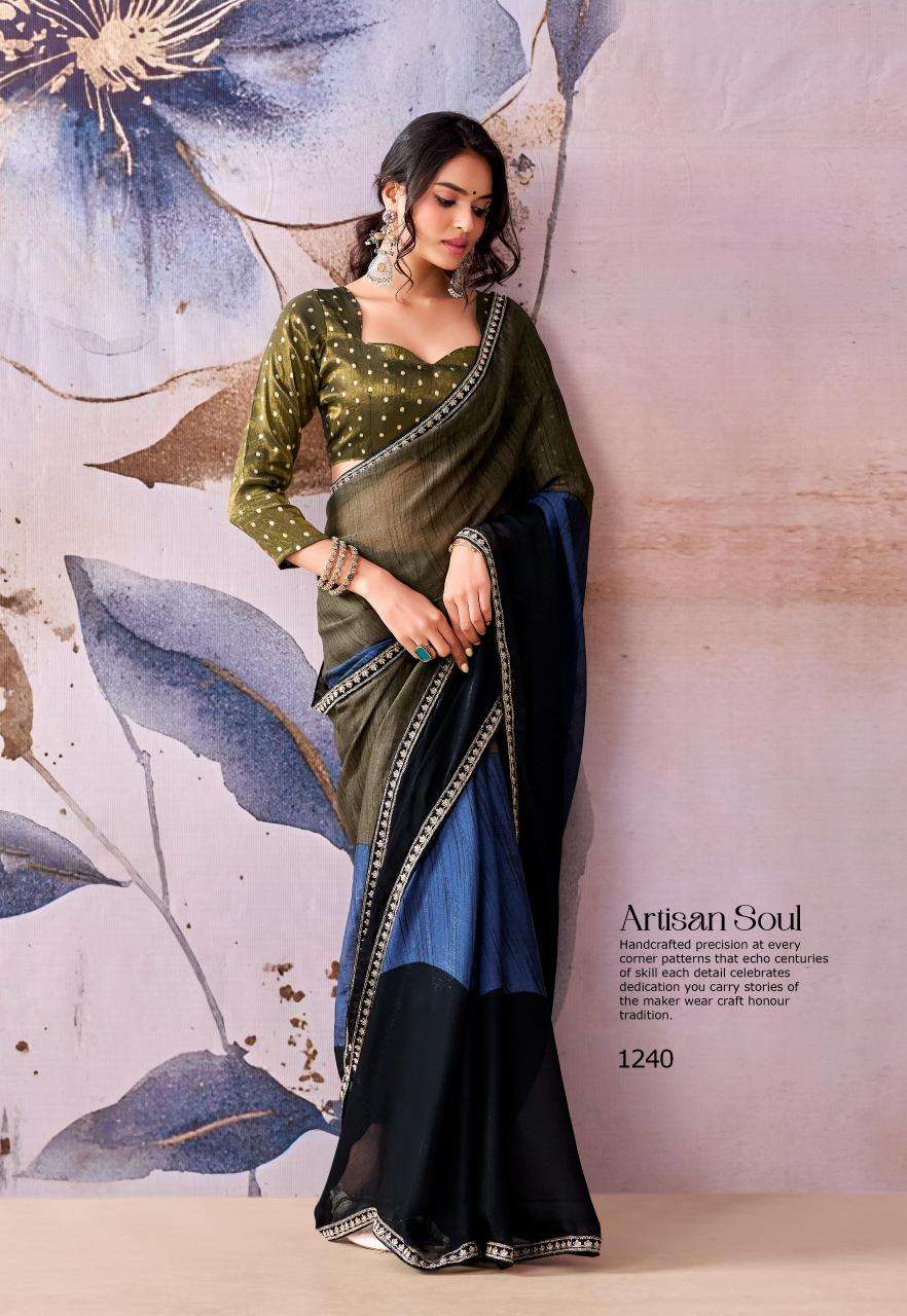 Stavan celebrities chiffon saree market in Kolkata