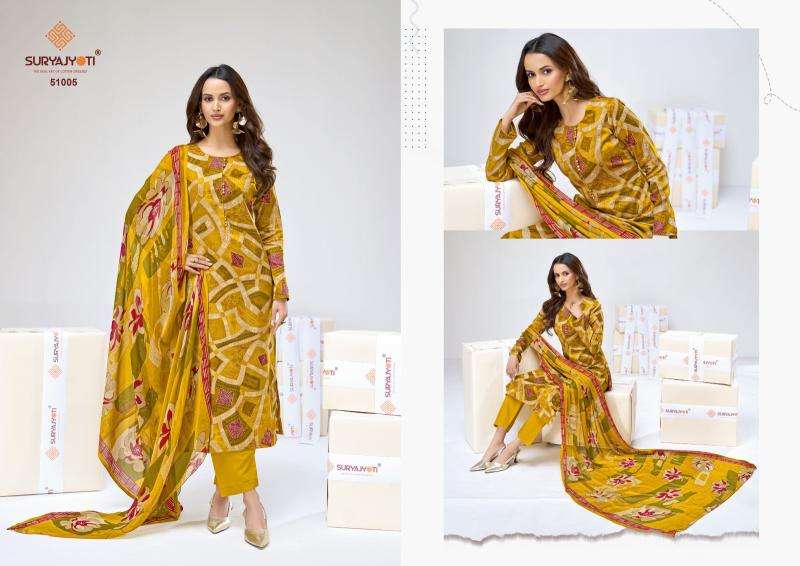 Suryajyoti naisha vol-51 Best dress materials wholesale
