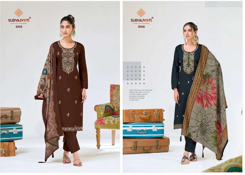 Suryajyoti Pashan Vol 8 Dress materials wholesale market in Delhi