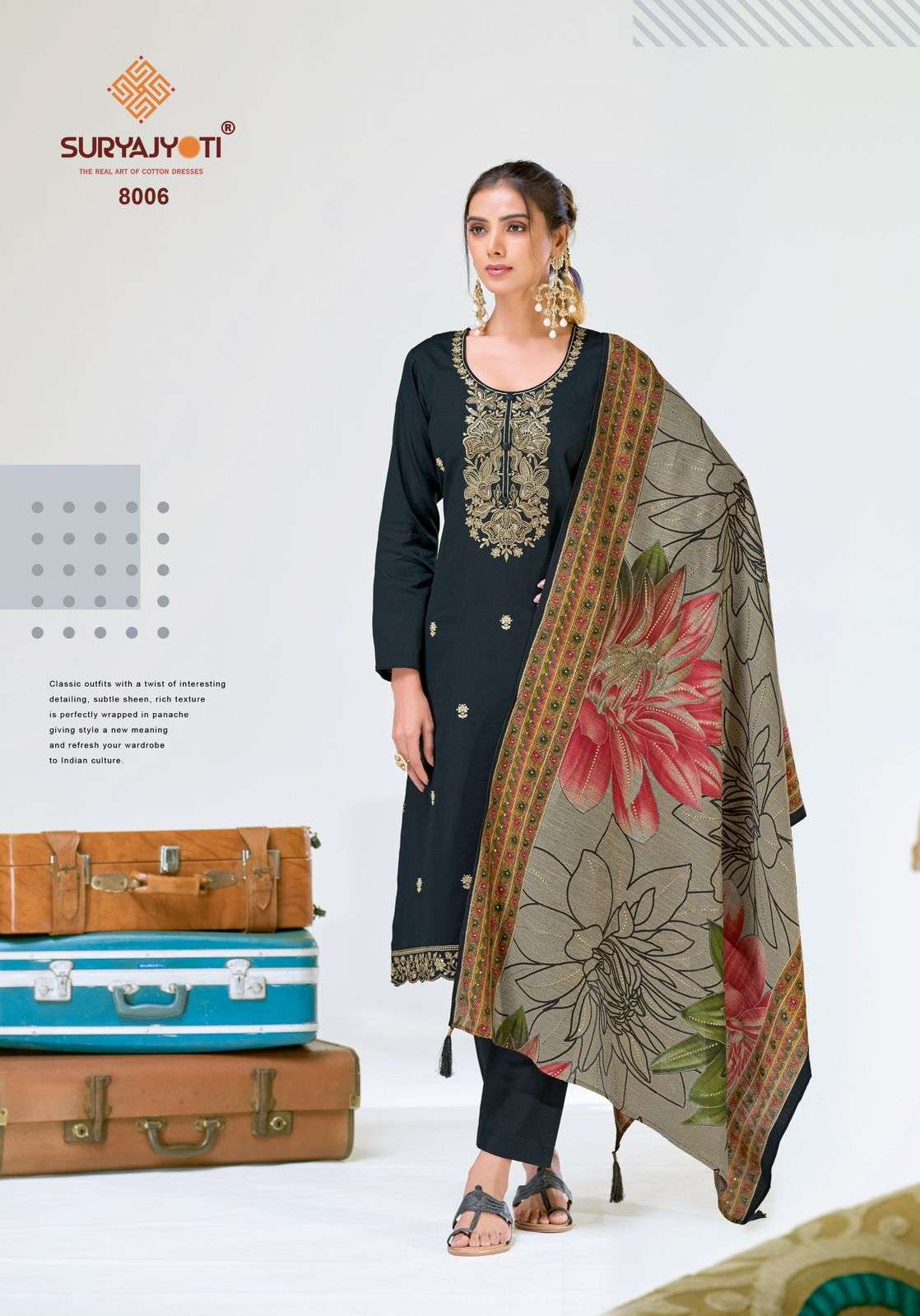 Suryajyoti Pashan Vol 8 Dress materials wholesale market in Delhi