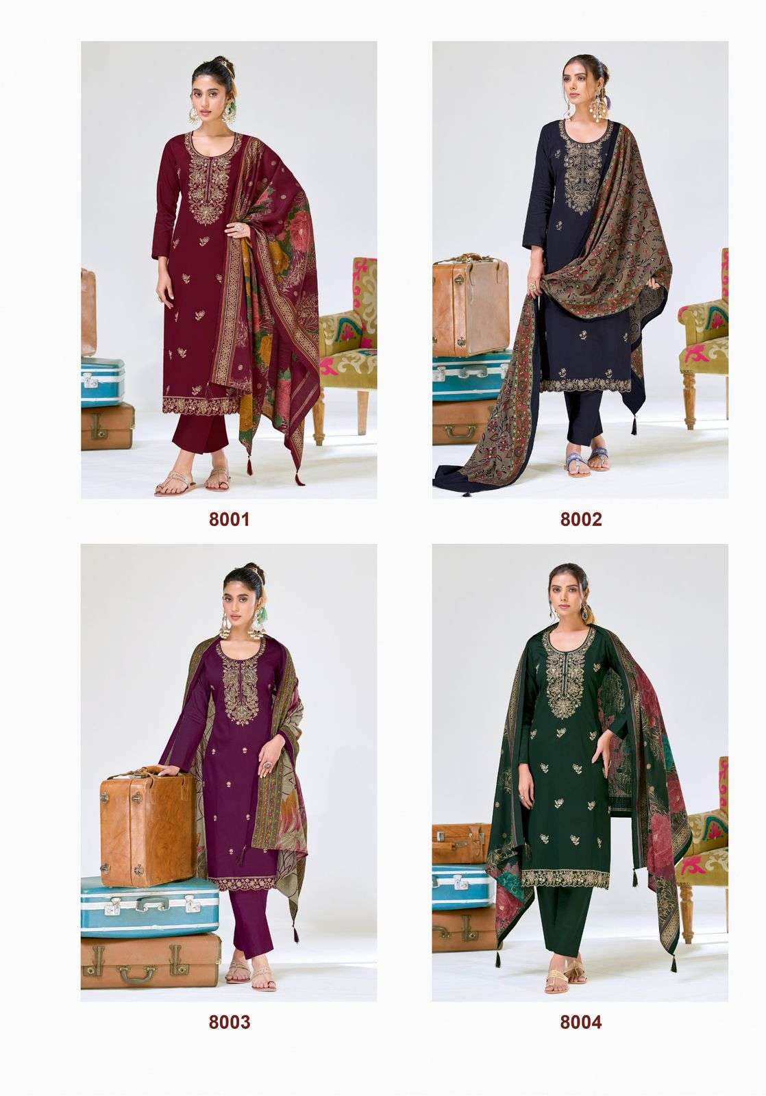 Suryajyoti Pashan Vol 8 Dress materials wholesale market in Delhi