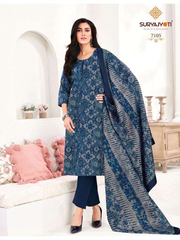 Suryajyoti trendy cotton vol-71 dress material  wholesale in Mumbai