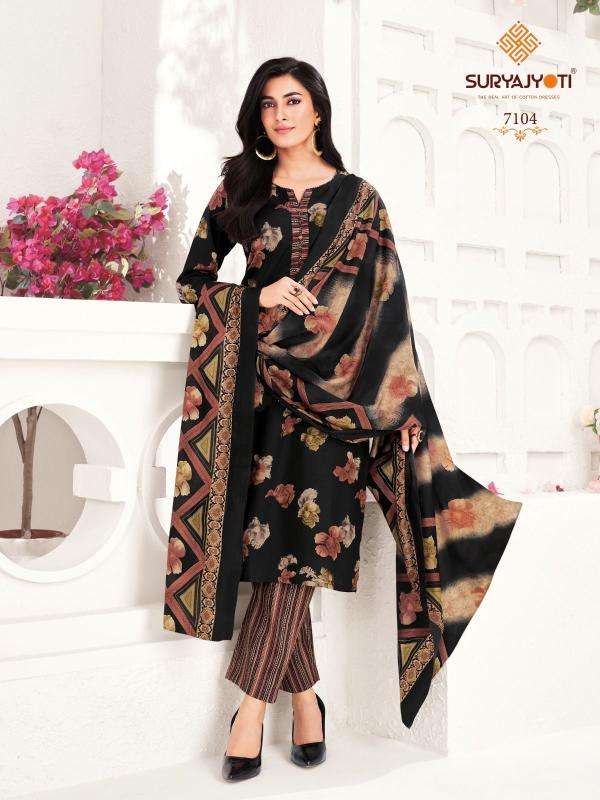 Suryajyoti trendy cotton vol-71 dress material  wholesale in Mumbai