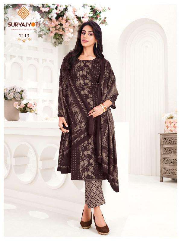 Suryajyoti trendy cotton vol-71 dress material  wholesale in Mumbai