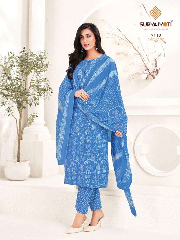 Suryajyoti trendy cotton vol-71 dress material  wholesale in Mumbai