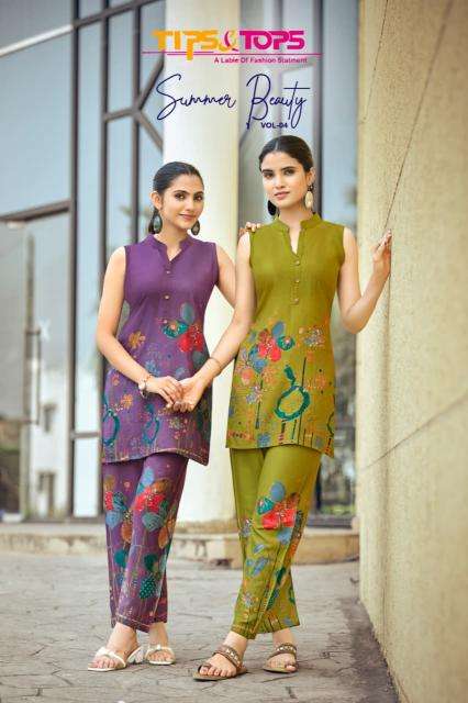 Tipa & tops summer beauty vol 4 coord set Kurti market in Bangalore