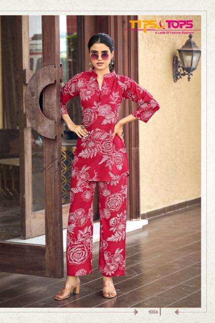 Tips & tops fashion beats vol 14 coord set Kurti manufacturers in Hyderabad