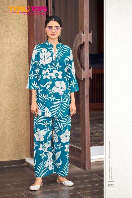 Tips & tops fashion beats vol 14 coord set Kurti manufacturers in Hyderabad