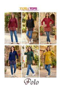 Tips & tops polo Printed kurtis wholesale