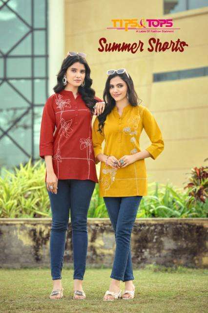 Tips & tops summer Designer kurtis wholesale in Delhi