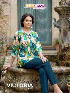Tips & tops victoria vol 5 Designer kurtis for ladies