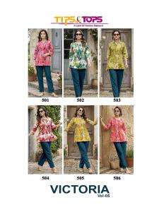 Tips & tops victoria vol 5 Designer kurtis for ladies