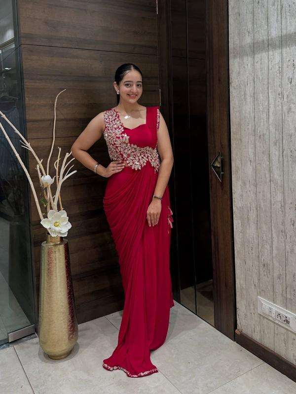 Tulsi HB-199 ready to wear Saree manufacturer in Pune