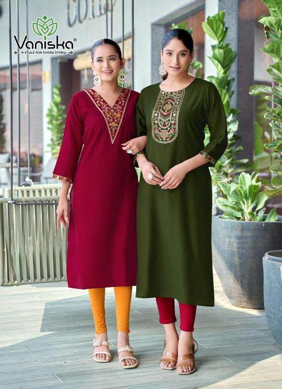 Vaniska five star vol 3 Kurti manufacturers in West Bengal