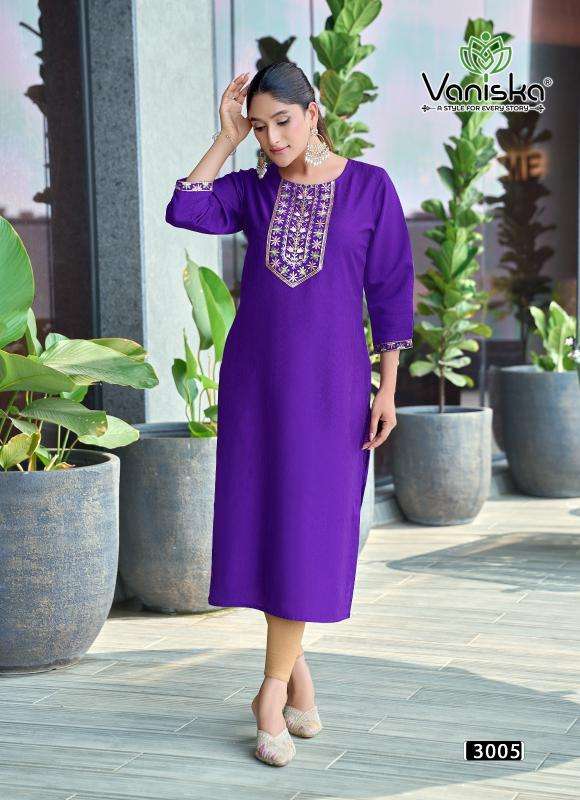 Vaniska five star vol 3 Kurti manufacturers in West Bengal