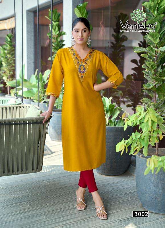 Vaniska five star vol 3 Kurti manufacturers in West Bengal