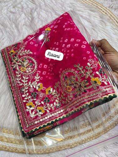 Vinayak bandej lehriya silk saree exporters in Surat