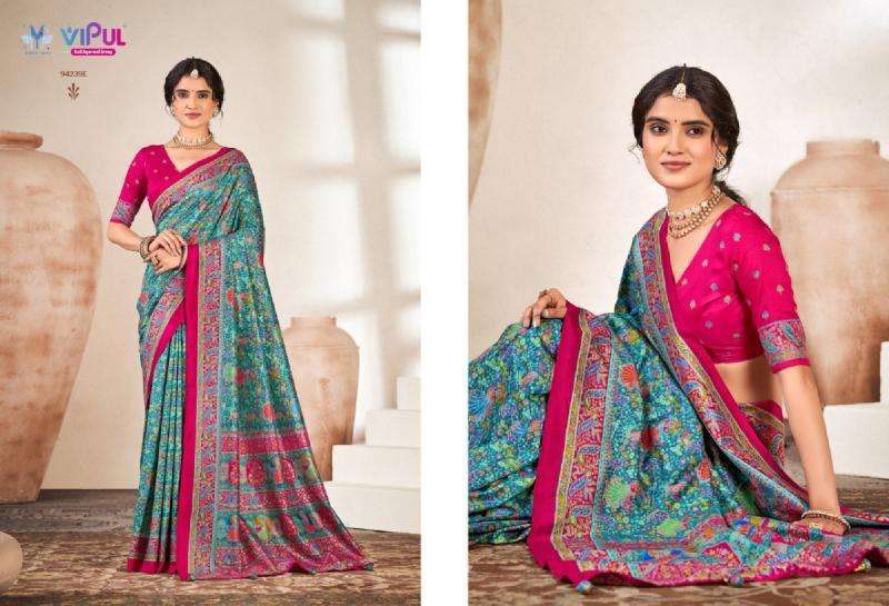 Vipul ivory silk vol-18 saree suppliers in Surat