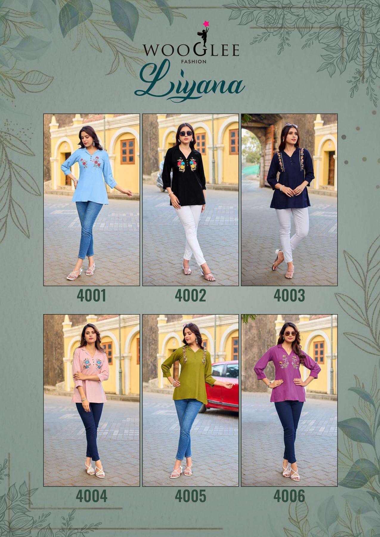 Wooglee liyana short top Wholesale Kurtis in Bangalore
