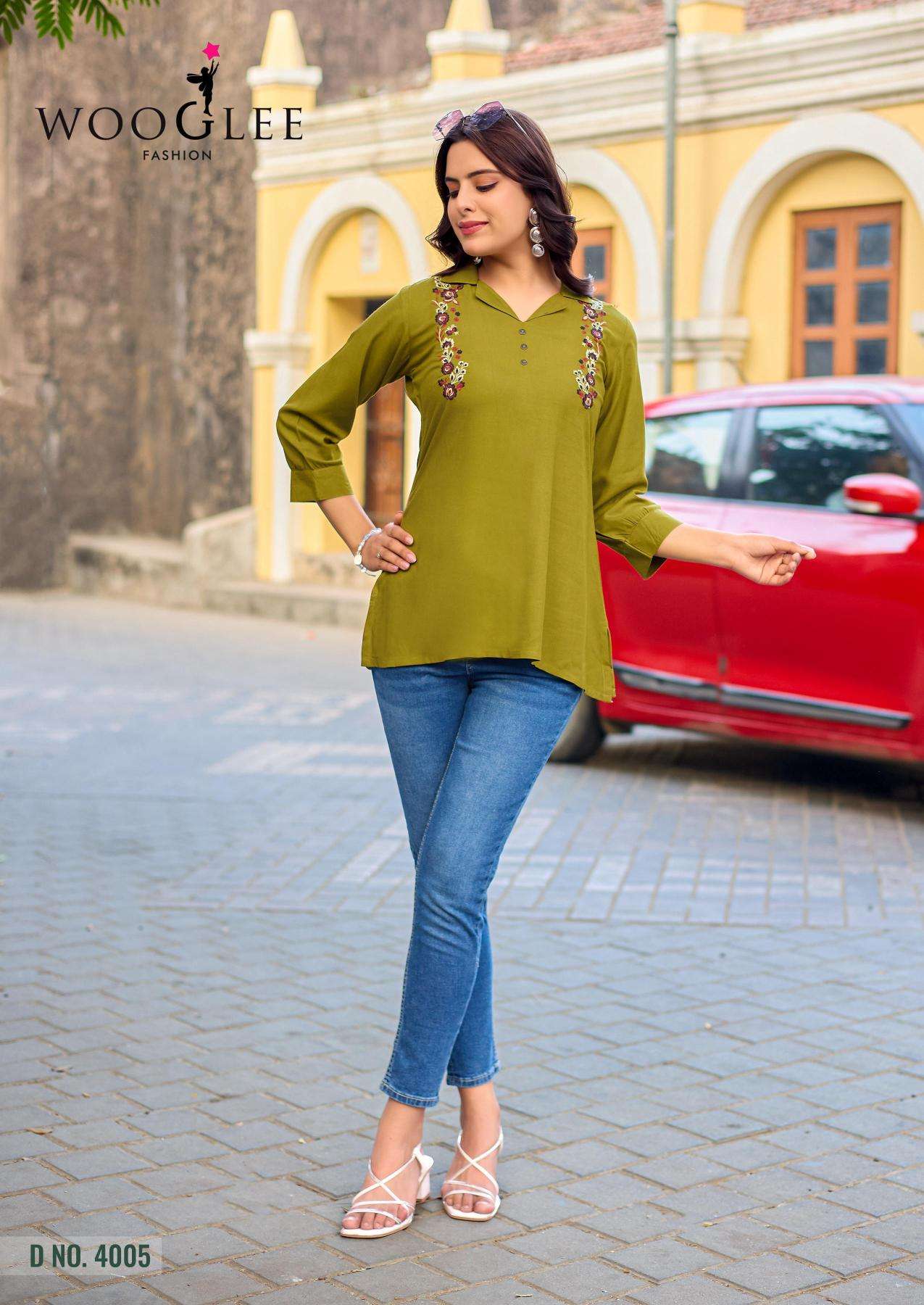 Wooglee liyana short top Wholesale Kurtis in Bangalore