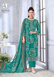 Alok suit turkish-9 dress material wholesale in kolkata