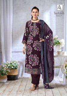 Alok suit turkish-9 dress material wholesale in kolkata