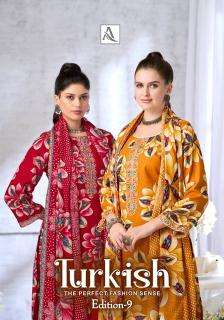 Alok suit turkish-9 dress material wholesale in kolkata