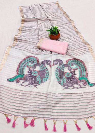 Anupama arya linen Bulk saree dealer in Gujarat