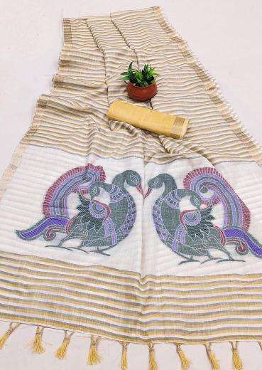 Anupama arya linen Bulk saree dealer in Gujarat