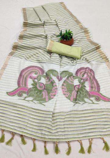 Anupama arya linen Bulk saree dealer in Gujarat