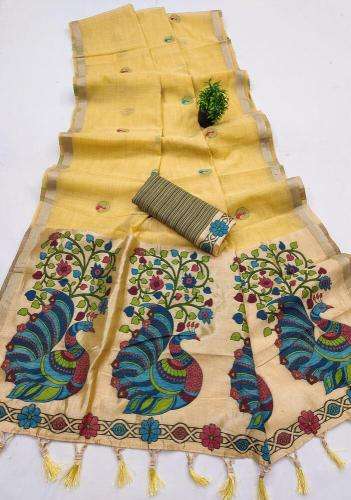 Anupama muga cotton wholesale saree market in ahmedabad with price online shopping