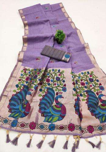 Anupama muga cotton wholesale saree market in ahmedabad with price online shopping