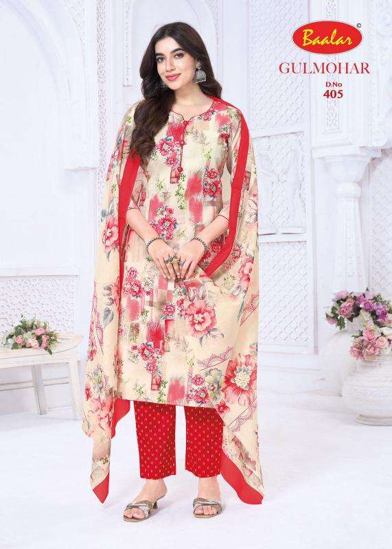 Baalar gulmohar vol-4 wholesale dress material market in pune with price