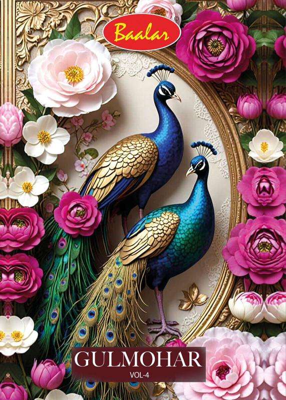 Baalar gulmohar vol-4 wholesale dress material market in pune with price