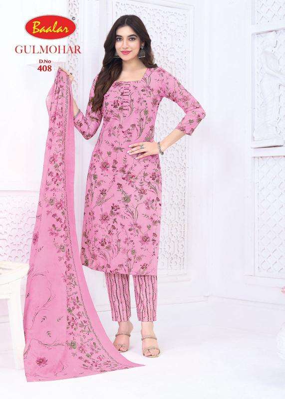 Baalar gulmohar vol-4 wholesale dress material market in pune with price