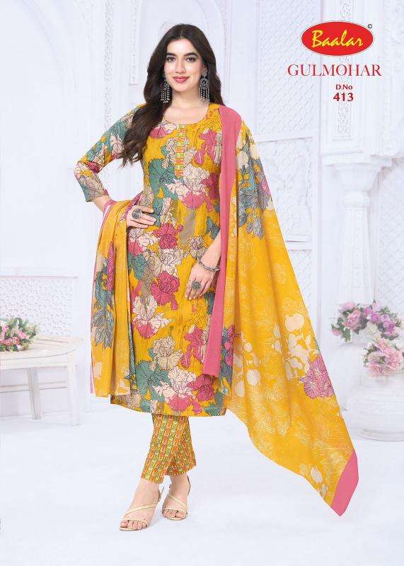Baalar gulmohar vol-4 wholesale dress material market in pune with price