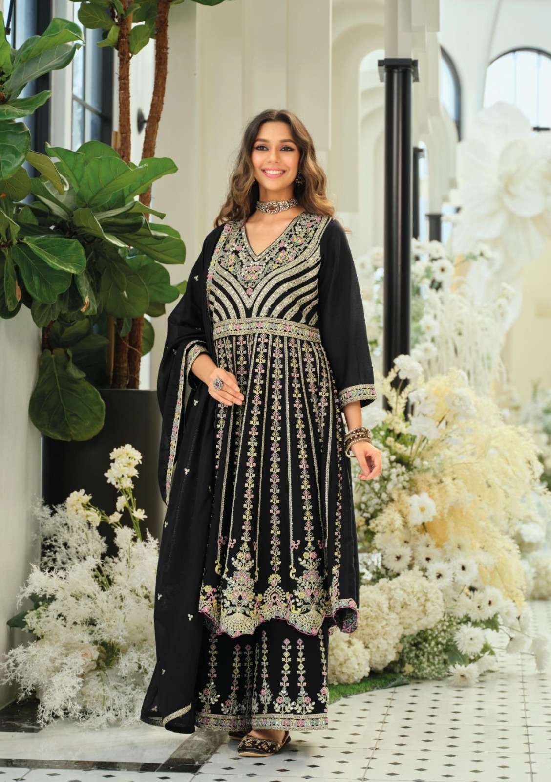 Barbie Hit Black And White Kurti wholesalers in India