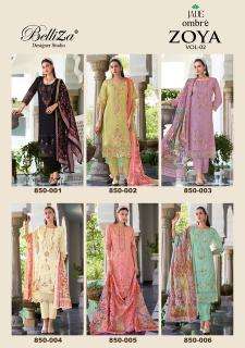 Belliza ombre zoya vol 2 wholesale dress material in gujarat