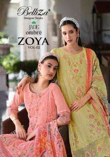 Belliza ombre zoya vol 2 wholesale dress material in gujarat