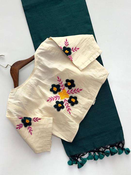 Blousewala cotton online wholesale saree market in surat with price