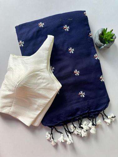 Blousewala cotton Saree wholesale shop in Kolkata