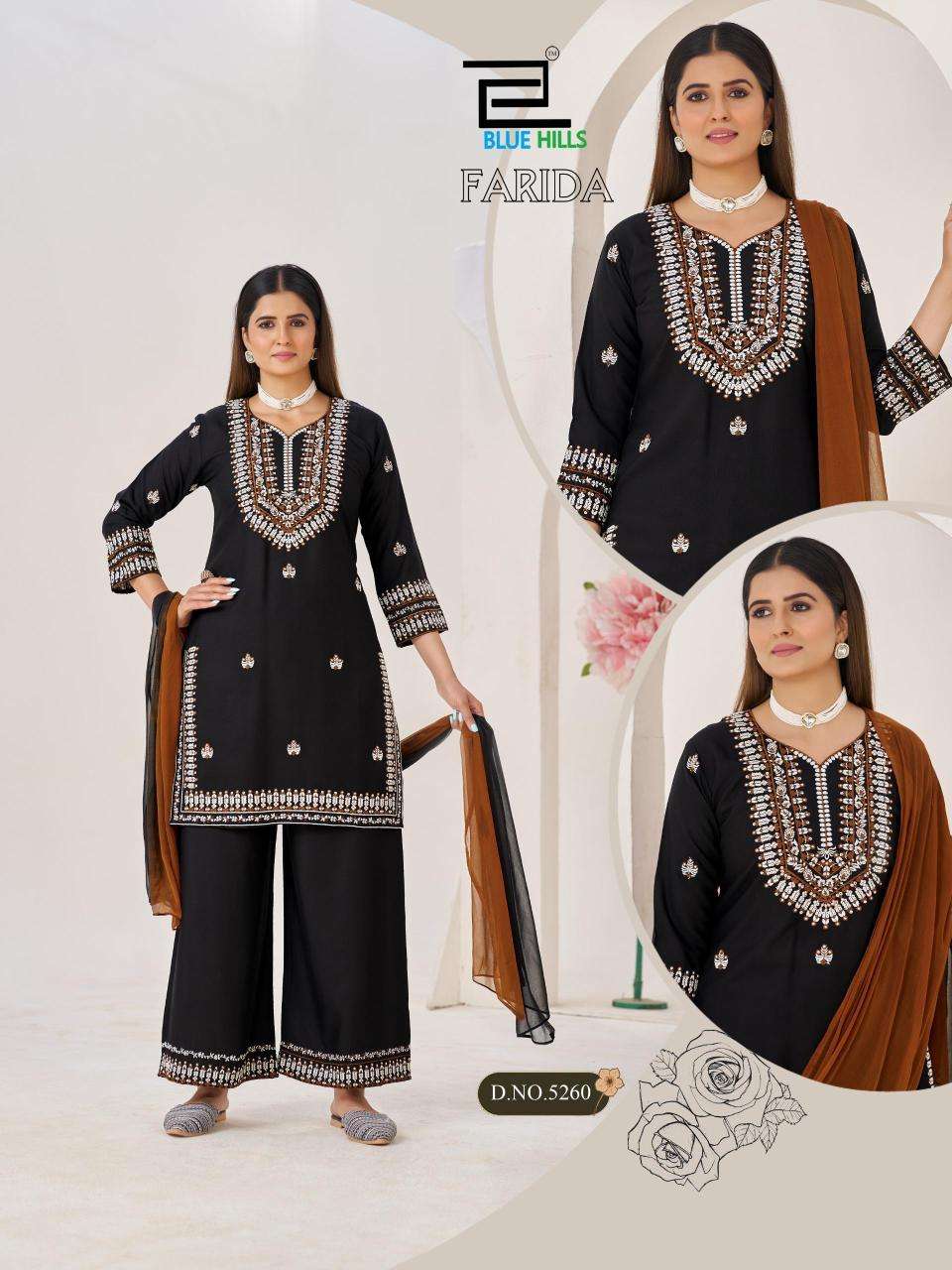 Blue hills farida wholesale kurtis online india