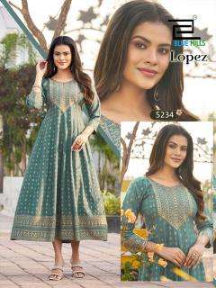 Blue hills lopez Kurti manufacturer in Ahmedabad