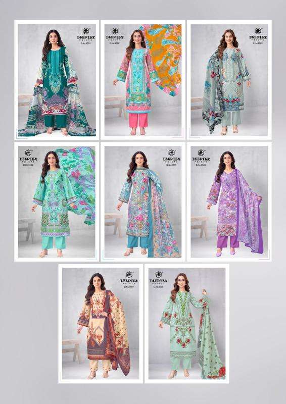 Deeptex roohi zara vol-9 dress material wholesale dealers in kolkata