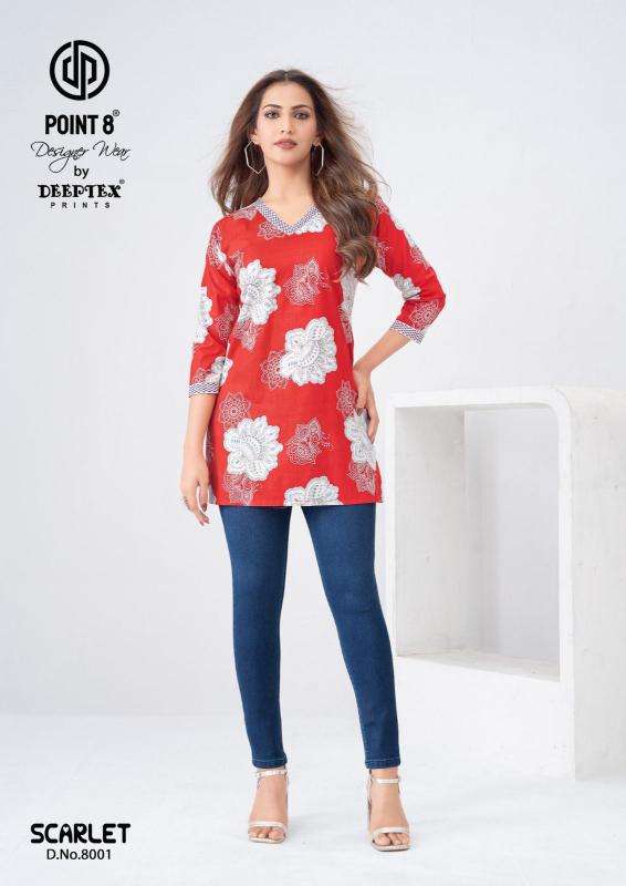 Deeptex scarlet vol-8 Kurti wholesale market in Surat